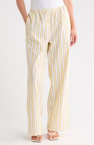 Good American Poplin Pull-On Pants