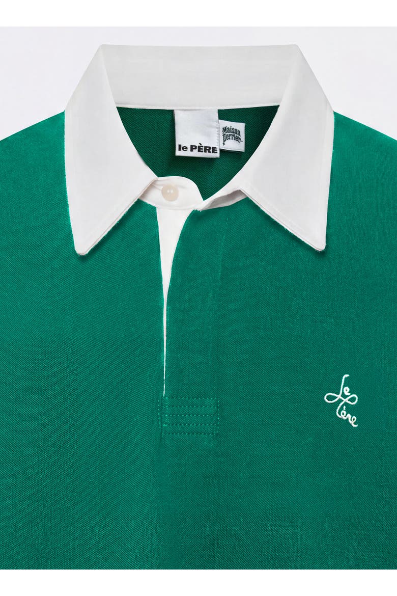 Rugby Polo, Alternate, color, Green
