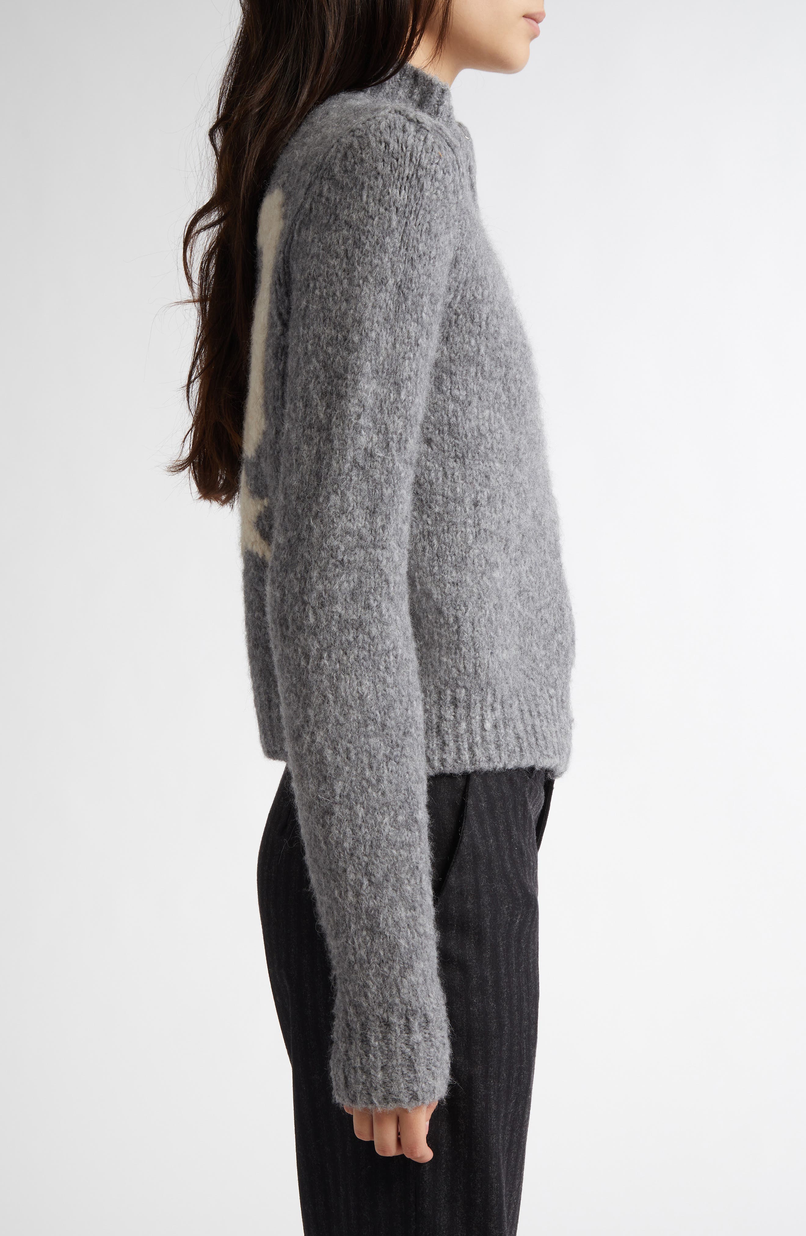 Stadium Intarsia Zip Cardigan (Women) | Nordstrom