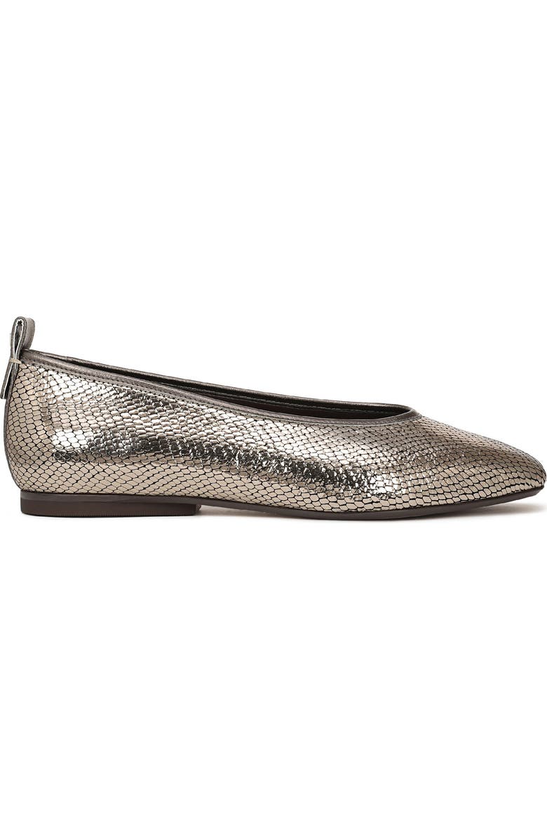 27 EDIT Naturalizer Carla Leather Ballet Flat, Alternate, color, Pewter