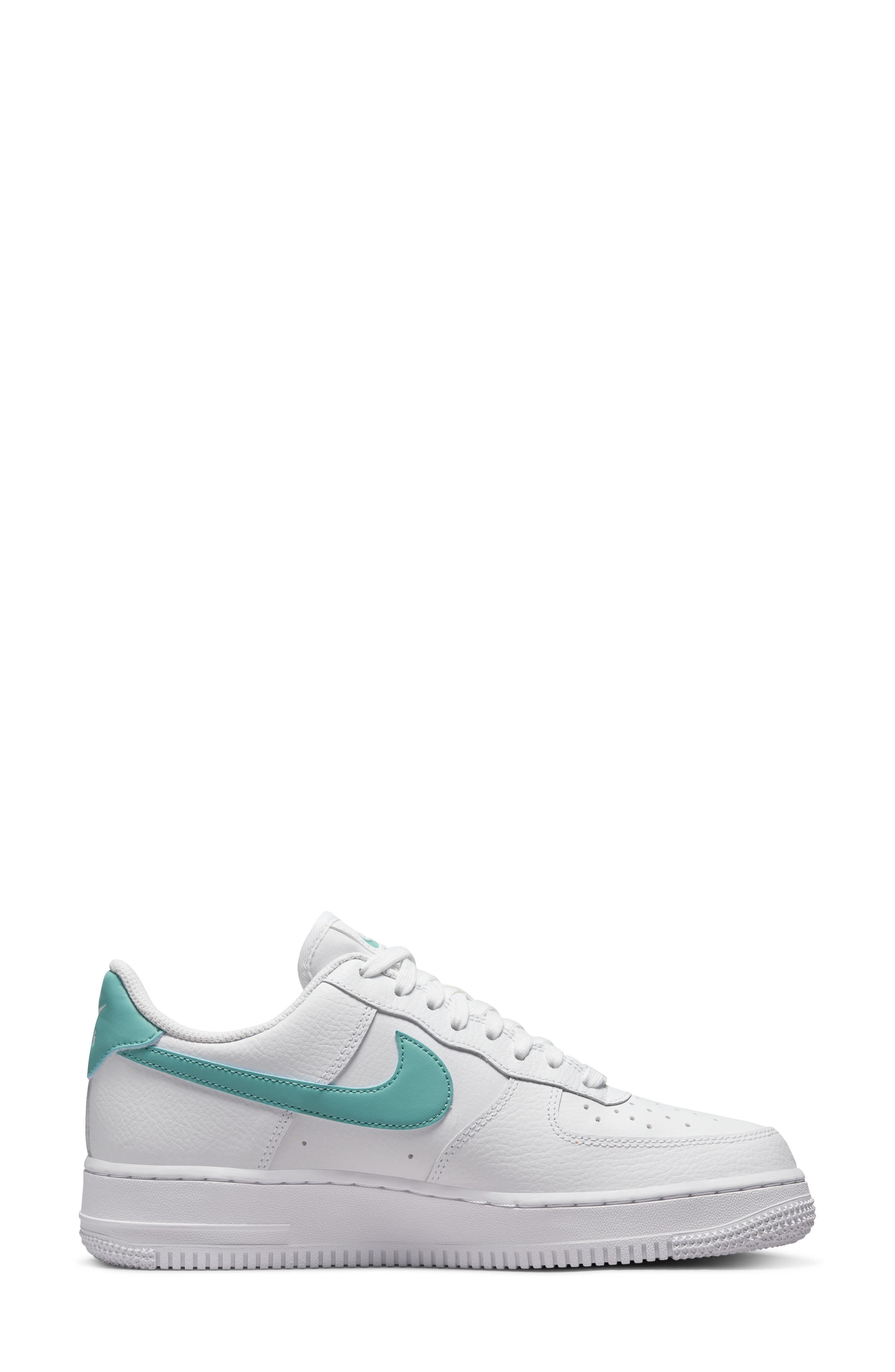 Nike Air Force 1 '07 Sneaker, Alternate, color, White/ Washed Teal
