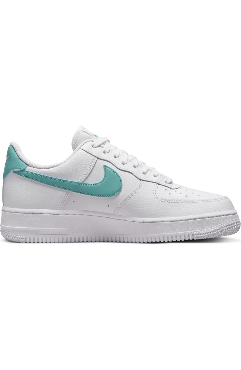 Nike Air Force 1 '07 Sneaker, Alternate, color, White/ Washed Teal