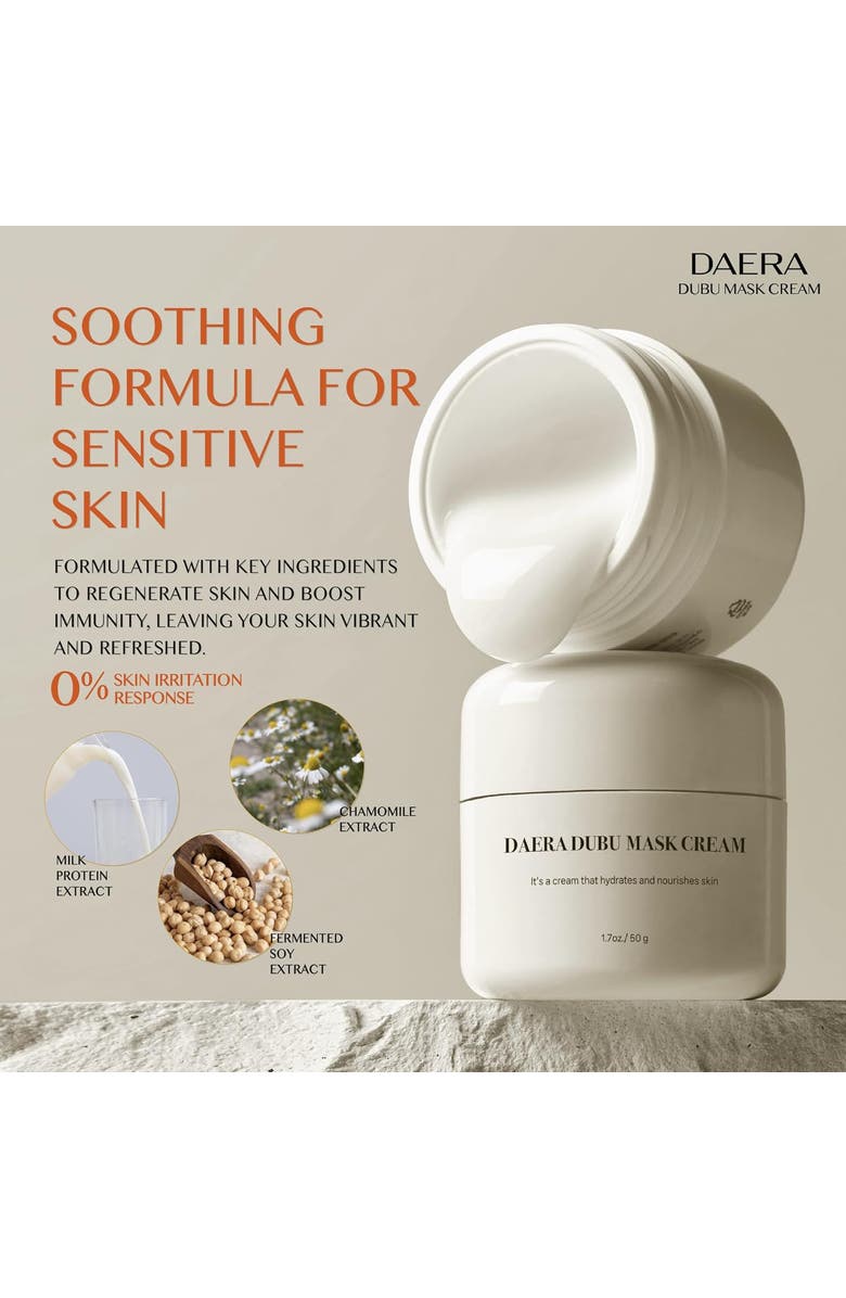 DAERA Dubu Facial Mositurizing Cream, Alternate, color, White