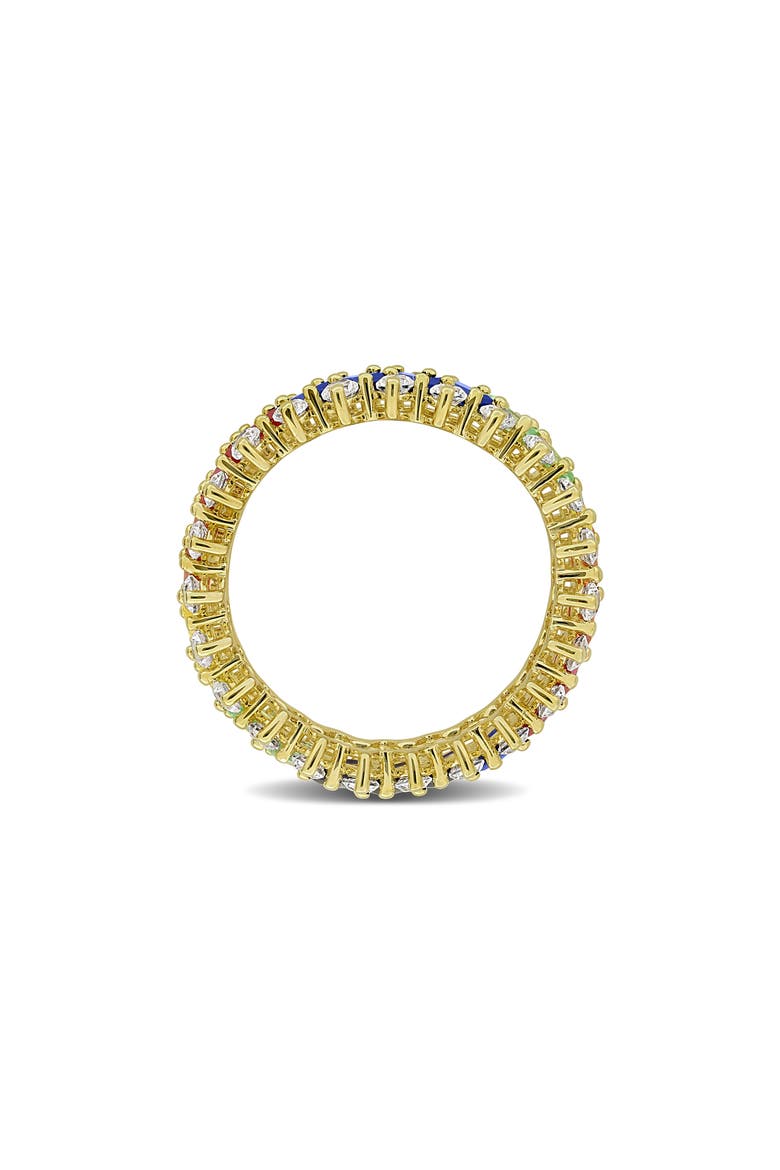 Multi-Color Lab Grown Sapphire Multi-Row Ring, Alternate, color, MULTI