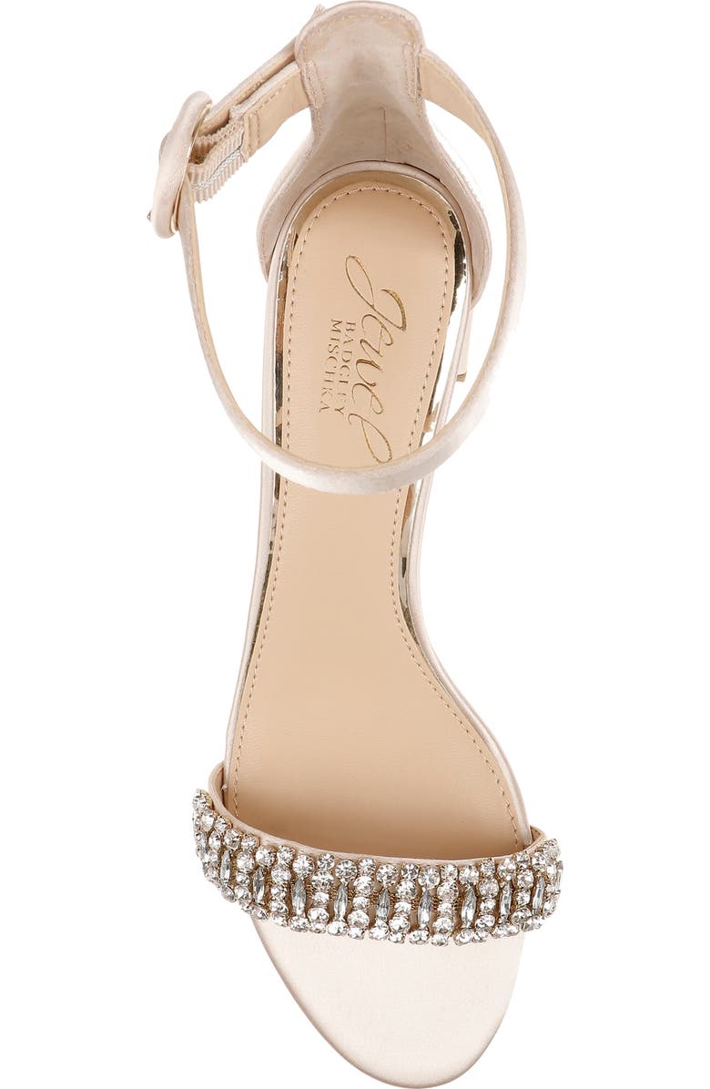 Jewel Badgley Mischka James Sandal, Alternate, color, Champ Sati