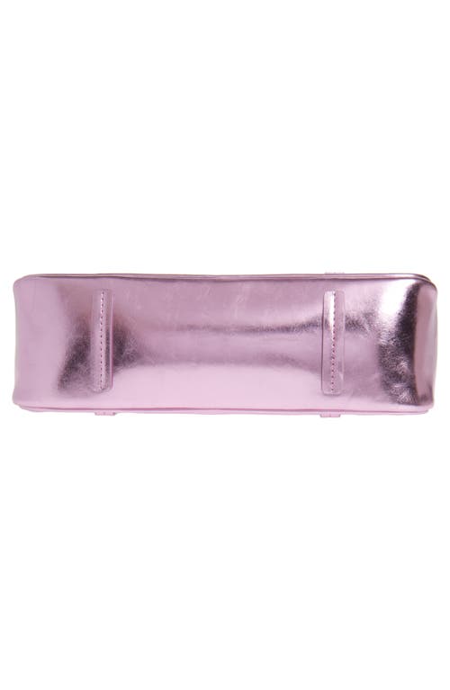 Sandy Liang Twin Metallic Leather Shoulder Bag In Metallic Pink