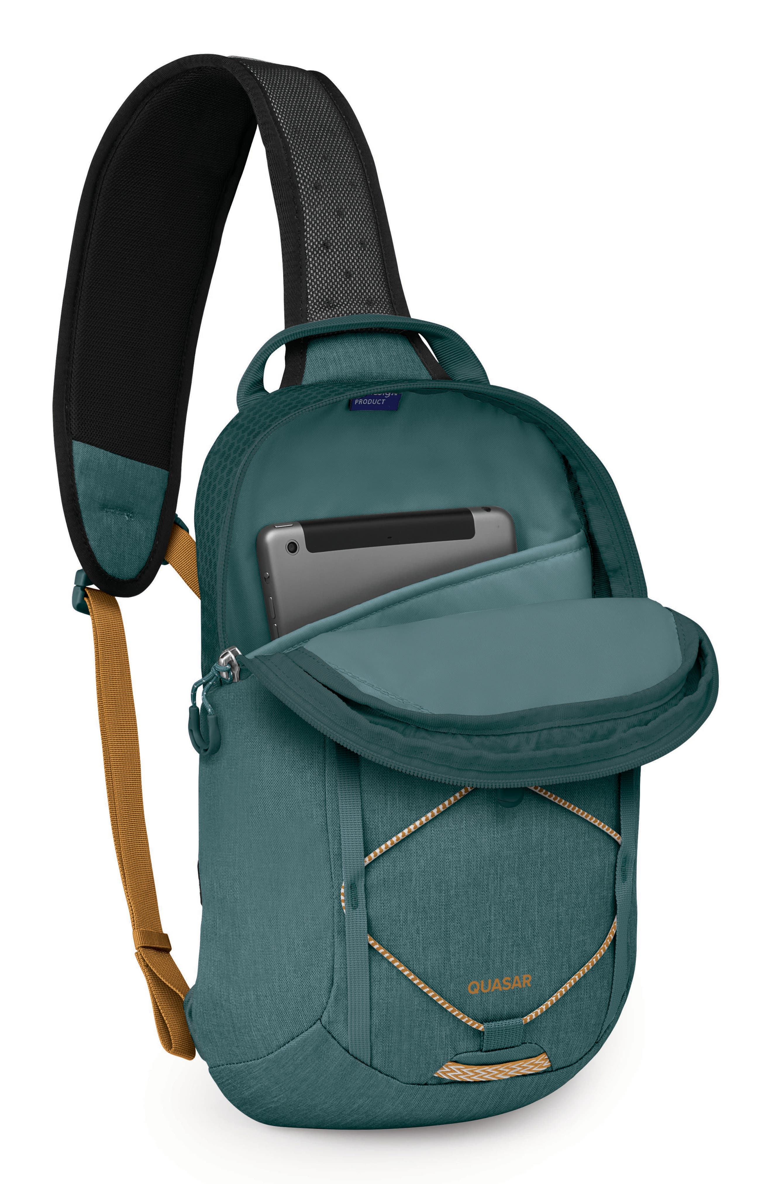 Quasar Sling Bag, Alternate, color, TORRENT BLUE HEATHER