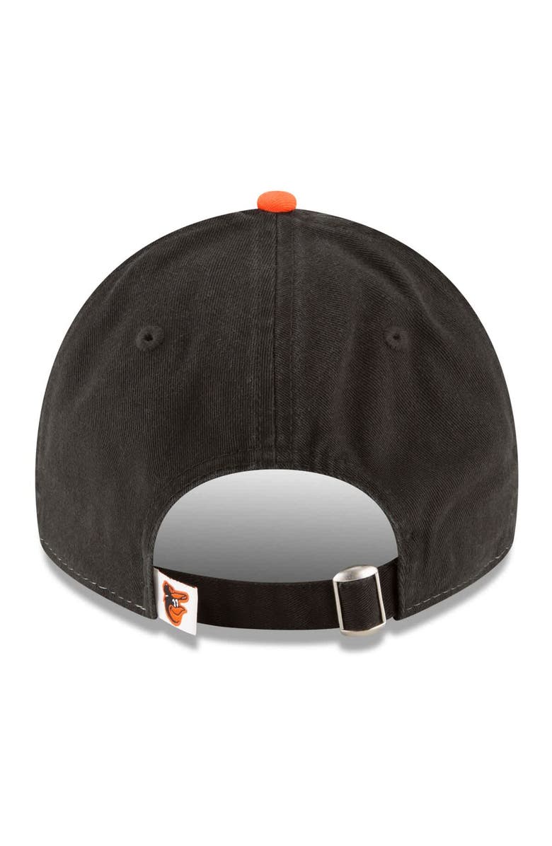 New Era Men's New Era White/Orange Baltimore Orioles 2024 MLB Postseason Side Patch 9TWENTY Adjustable Hat, Alternate, color,