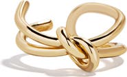 BaubleBar Goldtone Ties Ring