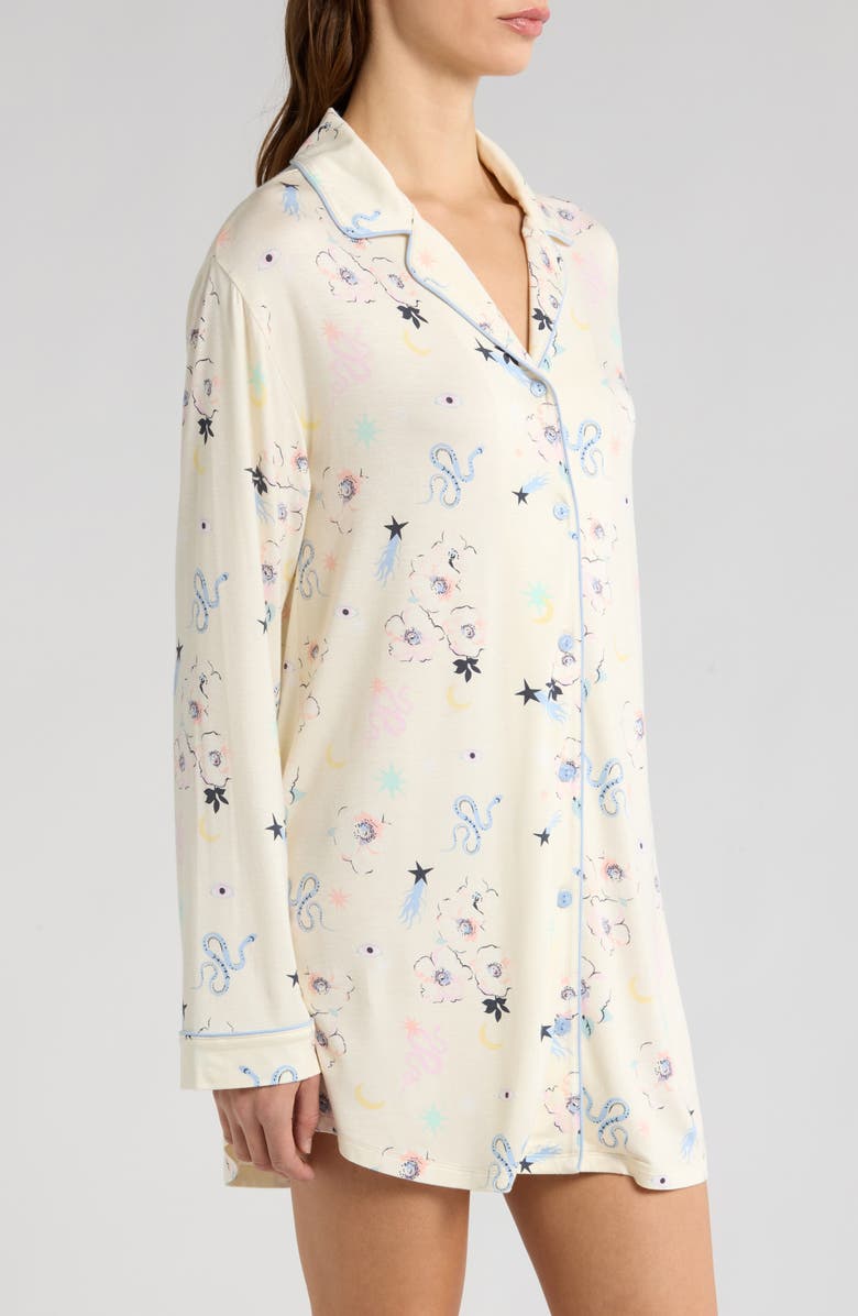Honeydew All American Sleep Shirt, Alternate, color, Parfait Floral
