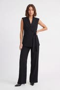 Karen Millen High Waist Wide Leg Trouser