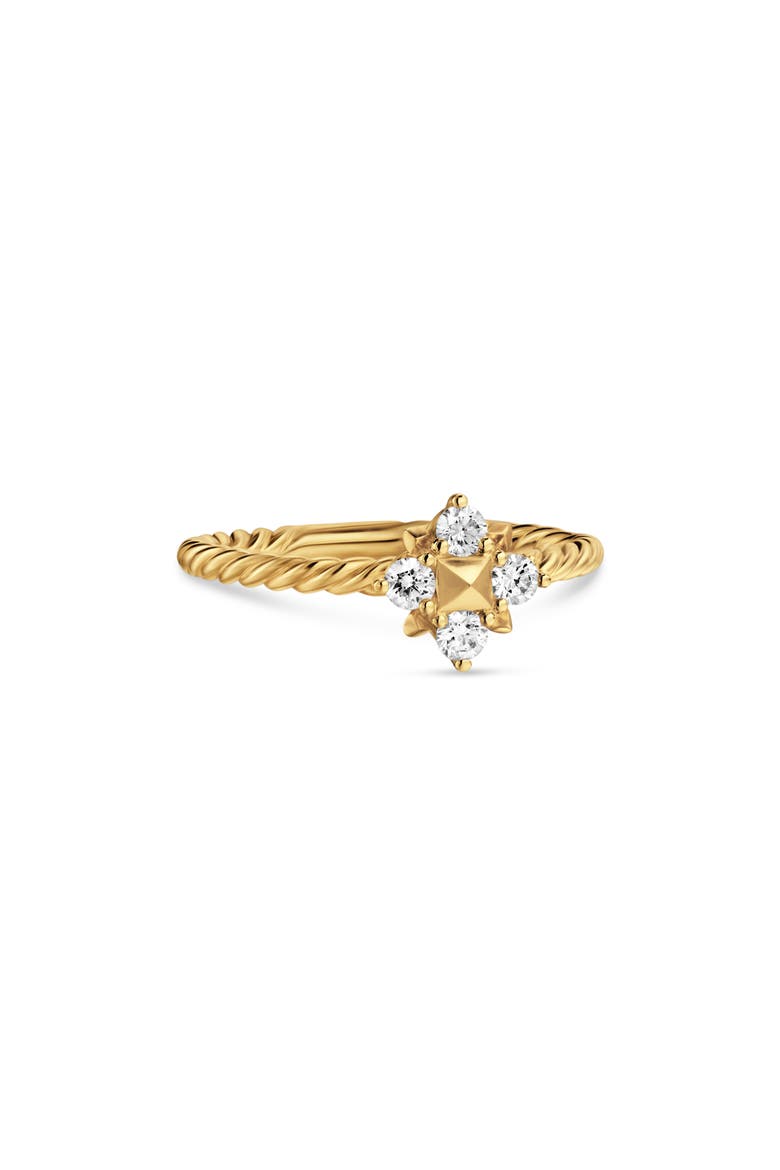Petite Modern Renaissance Pyramid Ring, Alternate, color, 18K GOLD