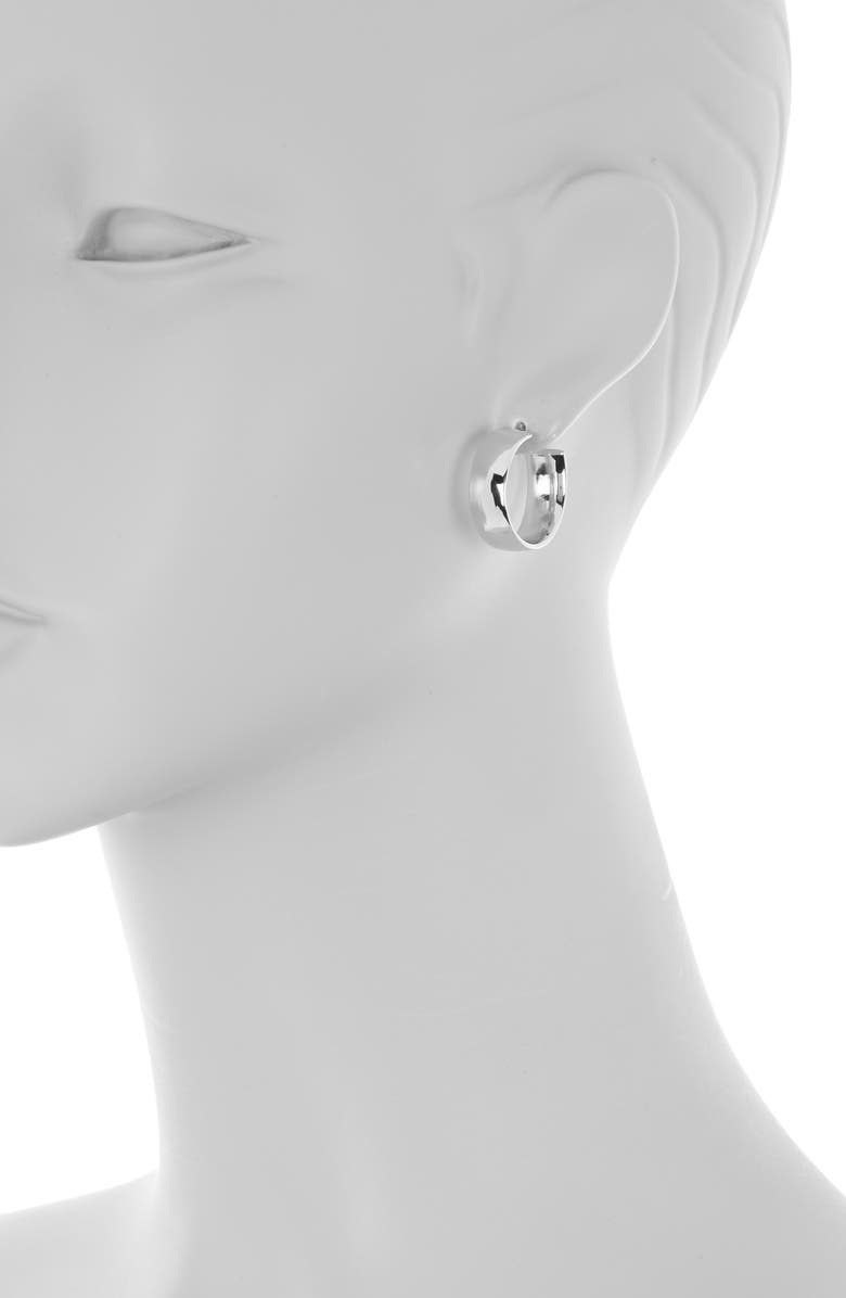 Argento Vivo Sterling Silver Wide Hoop Earrings, Alternate, color, 