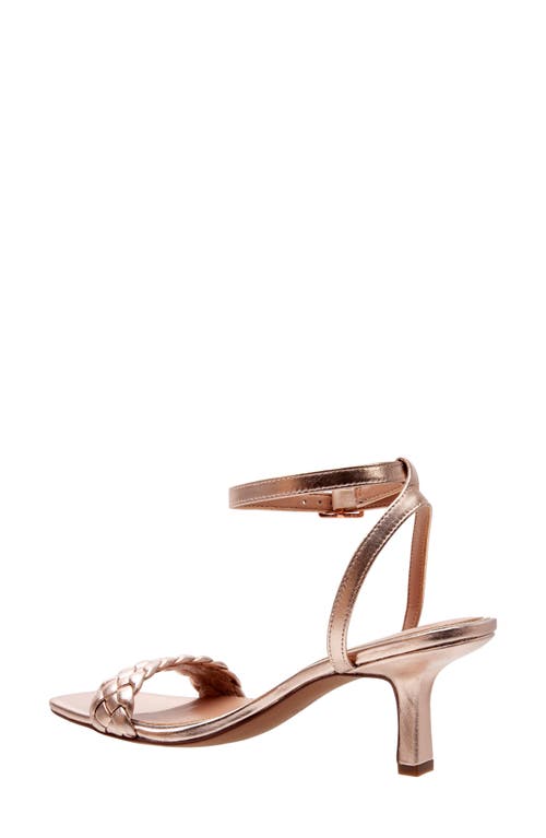Linea Paolo Holly Ankle Strap Sandal In Rose Quartz