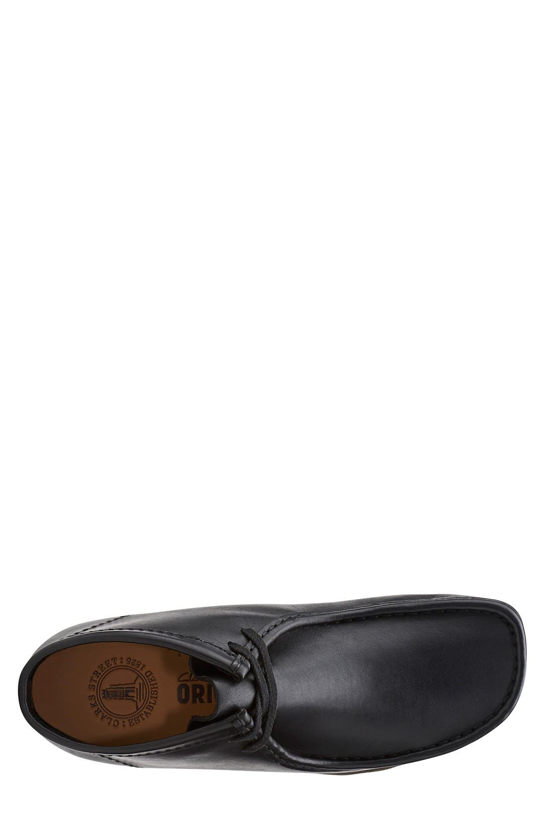 Clarks<sup>®</sup> Originals Wallabee Boot, Alternate, color, Black