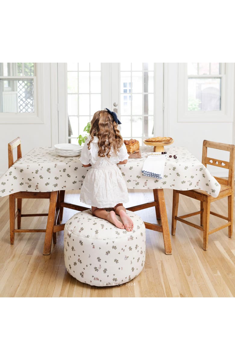 GATHRE x Beatrix Potter Circle Pouf, Alternate, color, Peter Rabbit