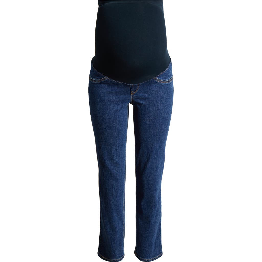 1822 Denim Bellyband Better Butter Slim Straight Leg Maternity Jeans In Levi