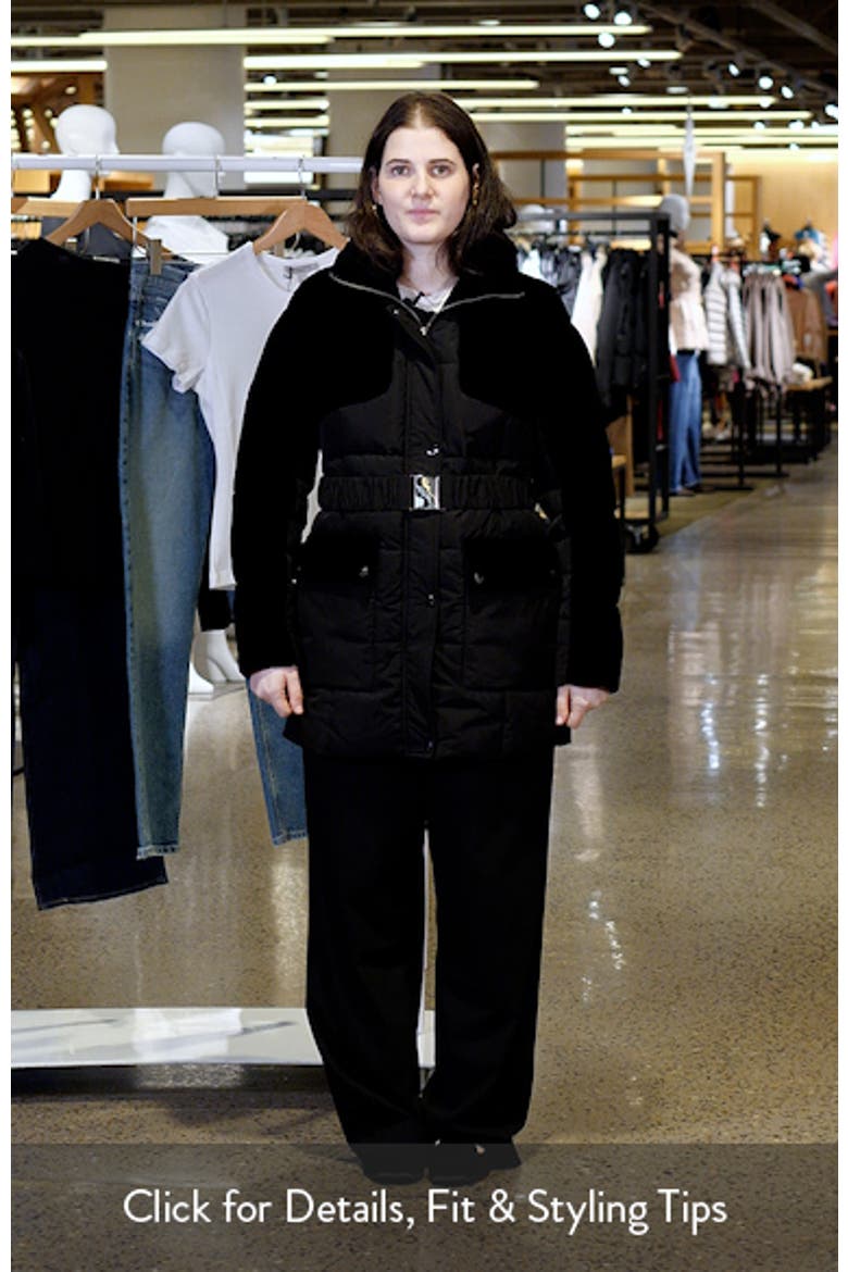 Kempsey Belted Mixed Media Coat video