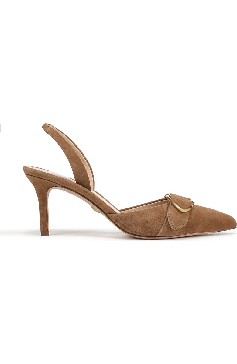 Veronica Beard Loralyn Slingback Pointed Toe Pump, Alternate, color, Chestnut
