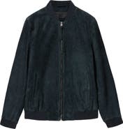 AllSaints Morten Suede Bomber Jacket