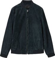 AllSaints Morten Suede Bomber Jacket