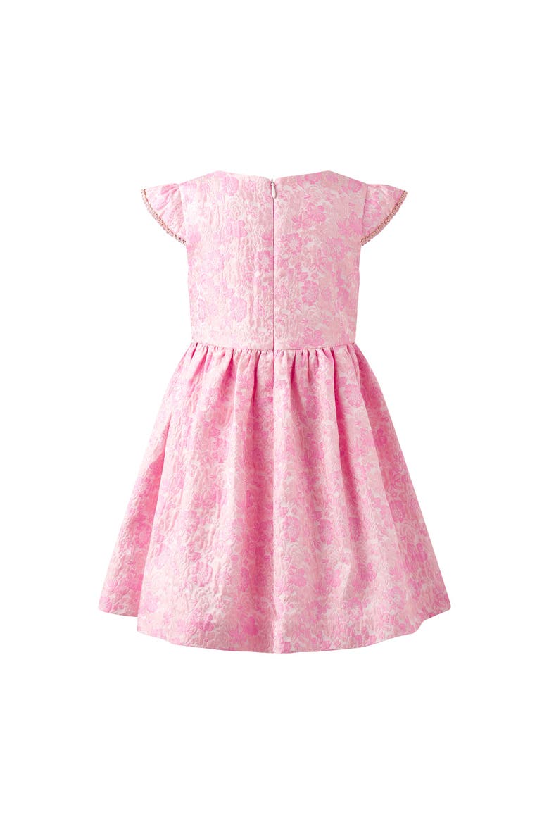 Floral Damask Dress, Alternate, color, Pink