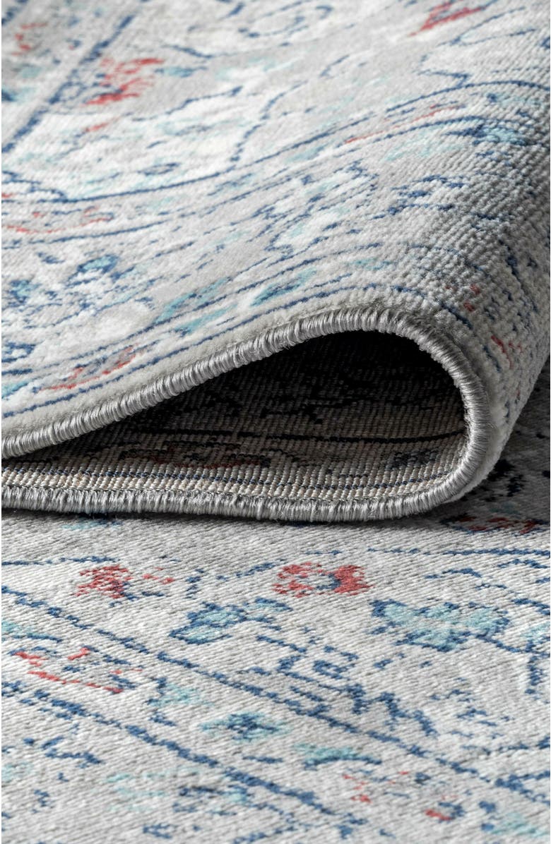 JONATHAN Y Modern Persian Vintage Medallion Area Rug, Alternate, color, Light Gray/ Multi