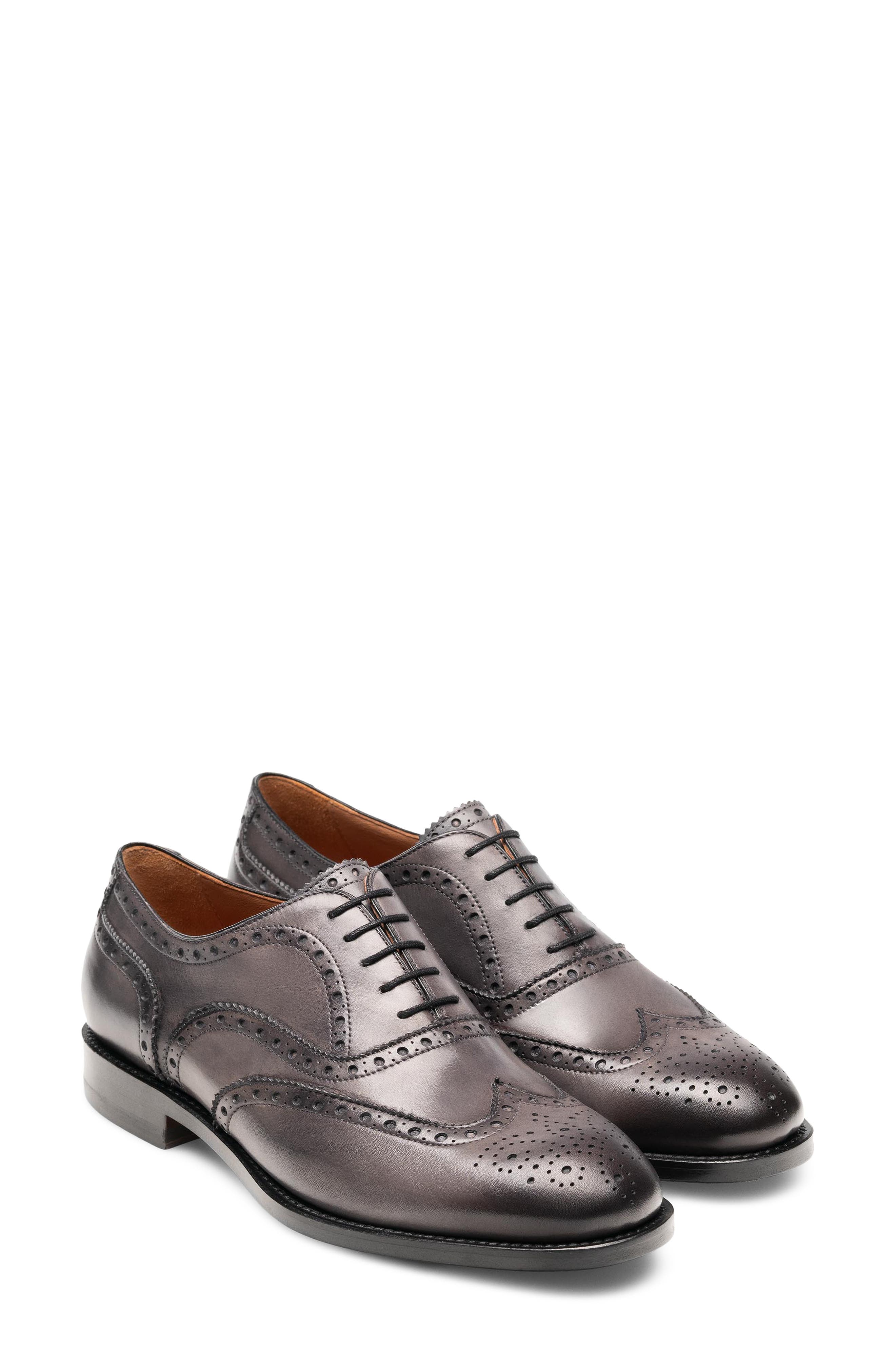 Lani Wingtip Oxford, Main, color, GREY