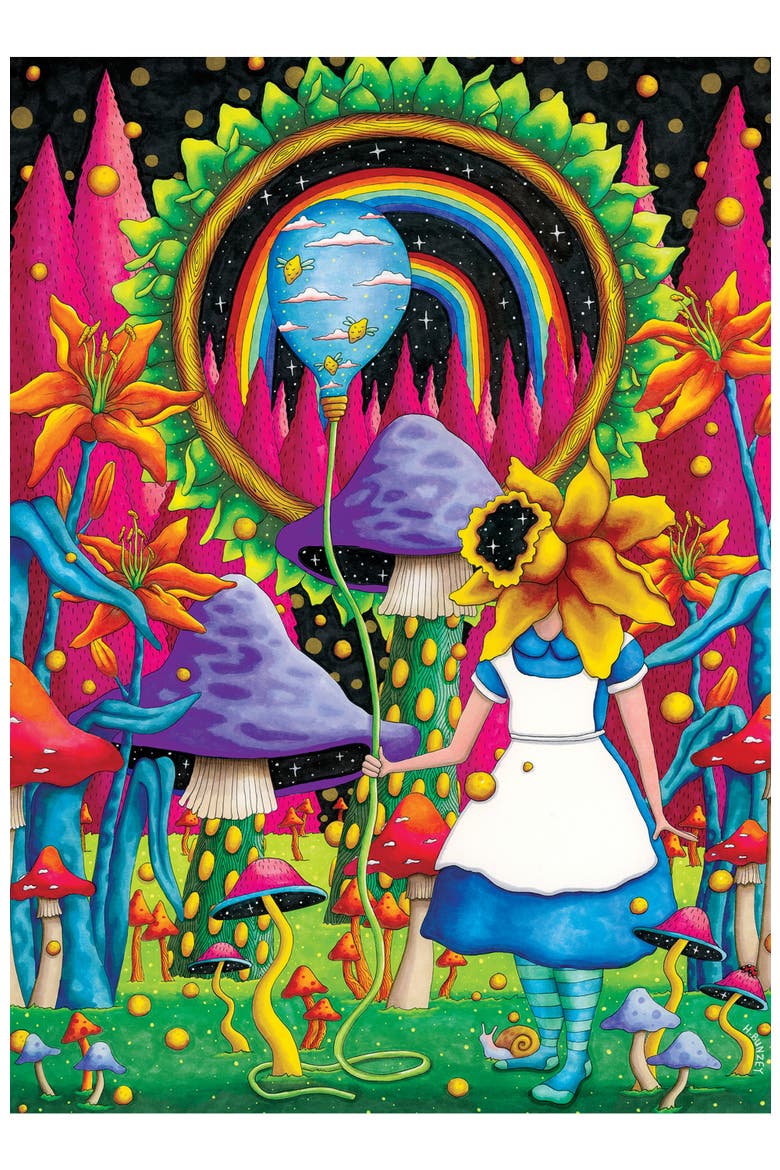 Go Ask Alice 1000 Piece Jigsaw Puzzle, Alternate, color, Multicolor