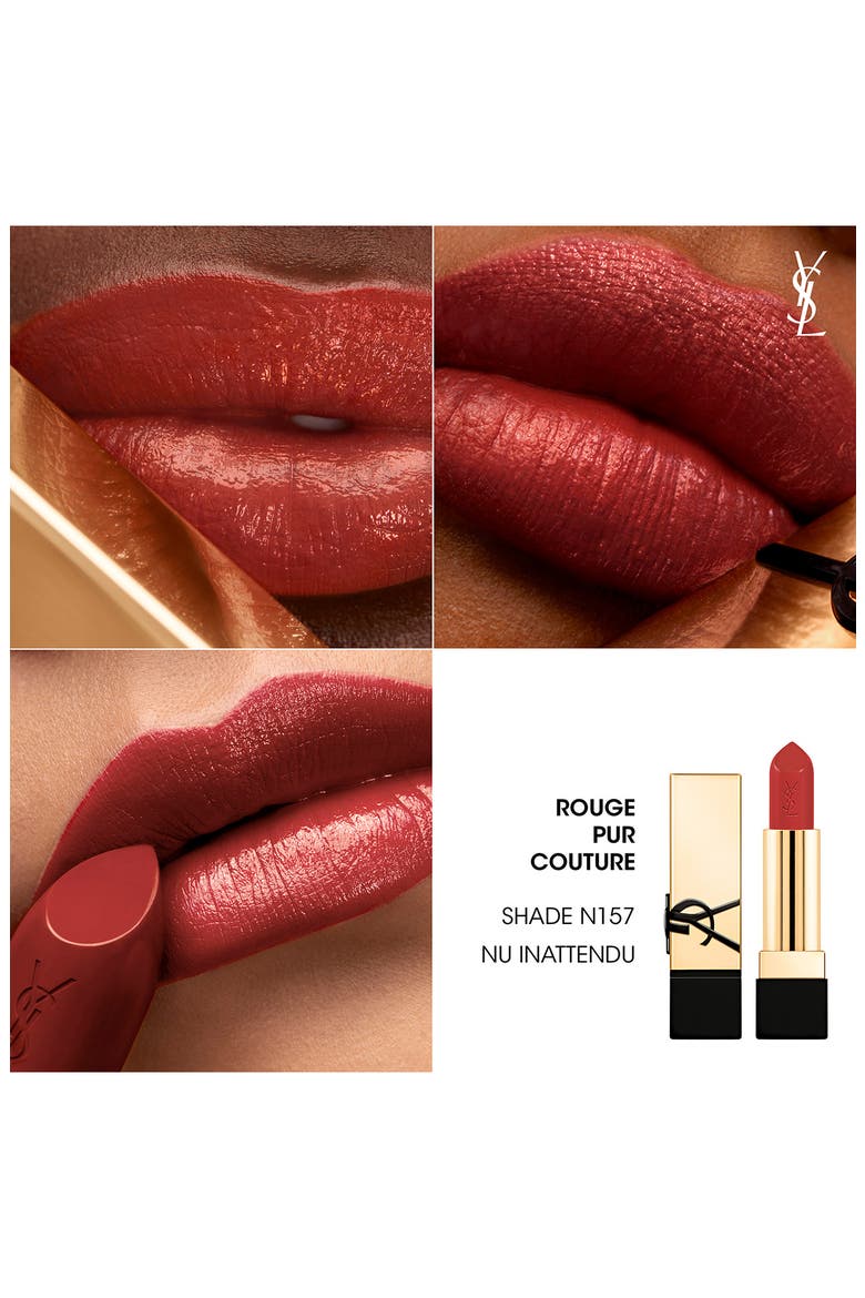 Rouge Pur Couture Caring Satin Lipstick with Ceramides, Alternate, color, N157 NU INATENDU