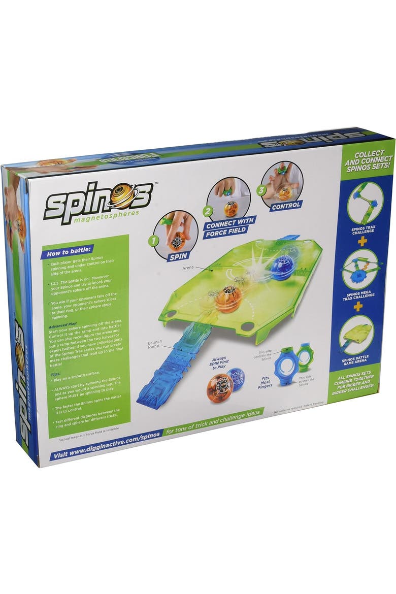 Diggin's Spinos Battle Game, Alternate, color, Multicolored