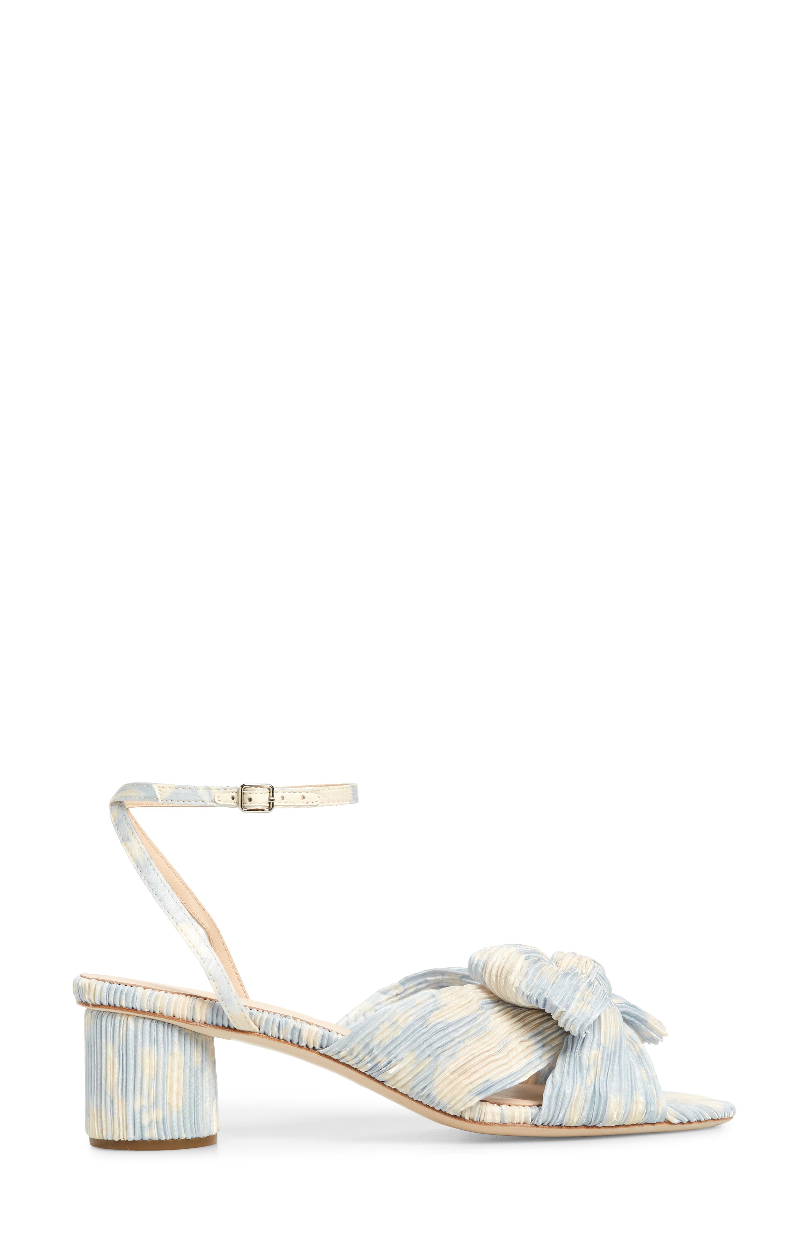 Dahlia Ankle Strap Knotted Sandal, Alternate, color, DUSBF