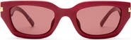 Le Specs Cubito 51mm Square Sunglasses
