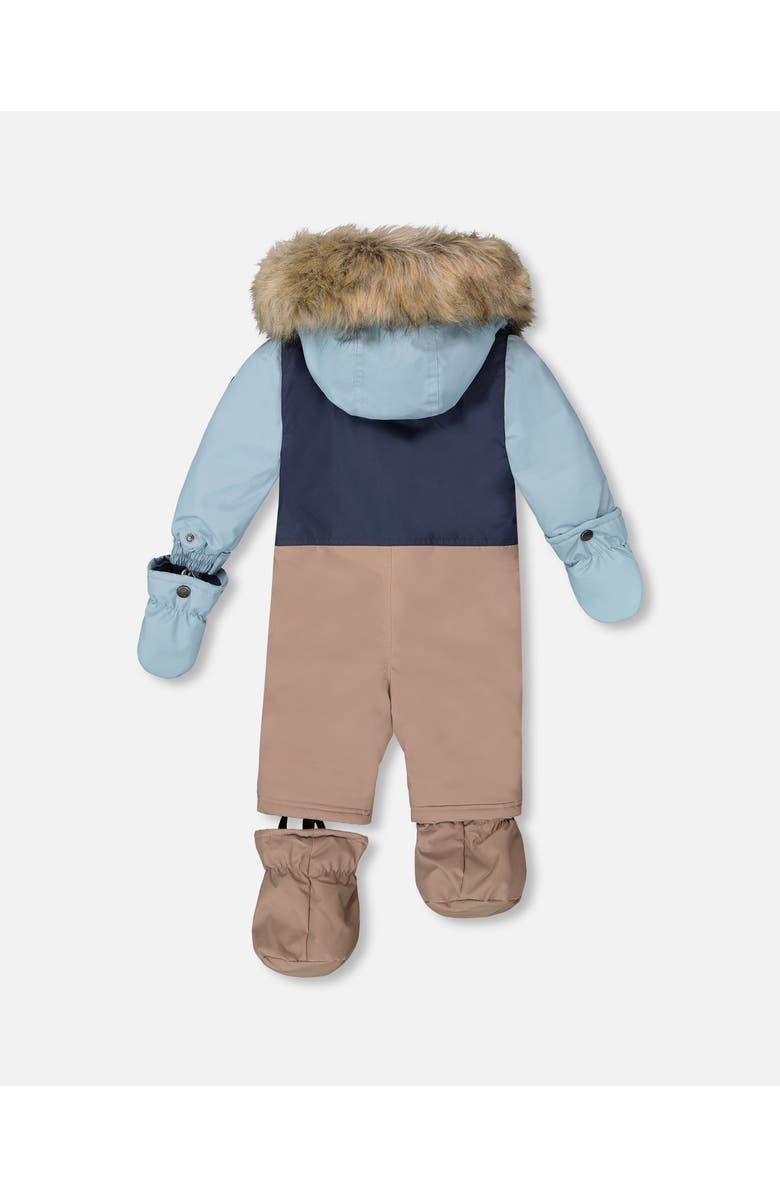 Deux par Deux One-Piece Play Snowsuit Designed for Car Seat, Alternate, color, Taupe