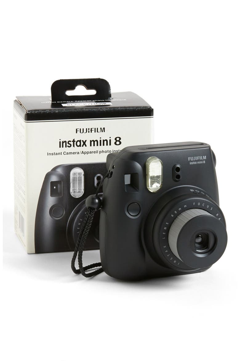 Fujifilm 'instax mini 8' Instant Film Camera, Alternate, color, BLACK