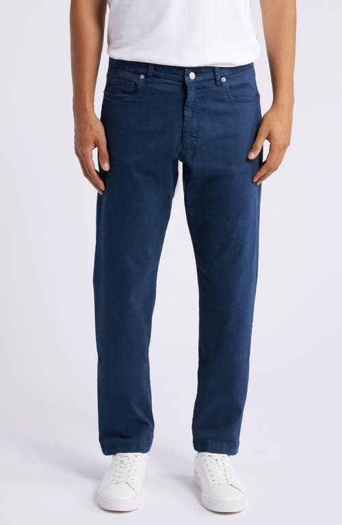 Jack Victor Jackie 5-pocket Stretch Cotton Pants In Blue