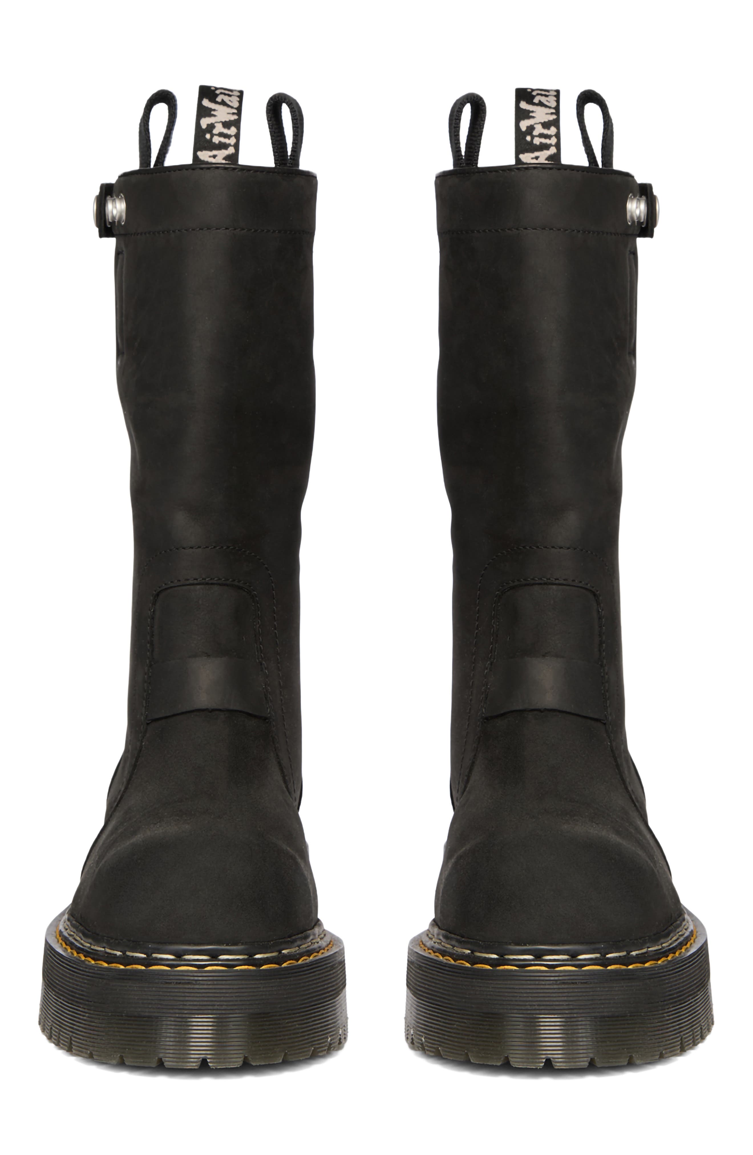 x Dr. Martens Quad Sole Pull-On Boot, Alternate, color, BLACK
