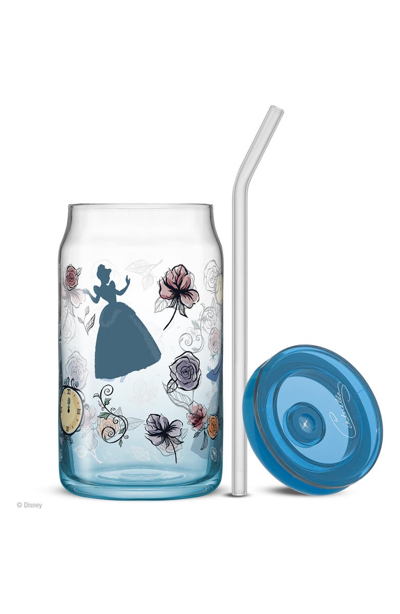 JoyJolt Princess Pastel Set of 4 Tumbler Glasses, Alternate, color, Multi