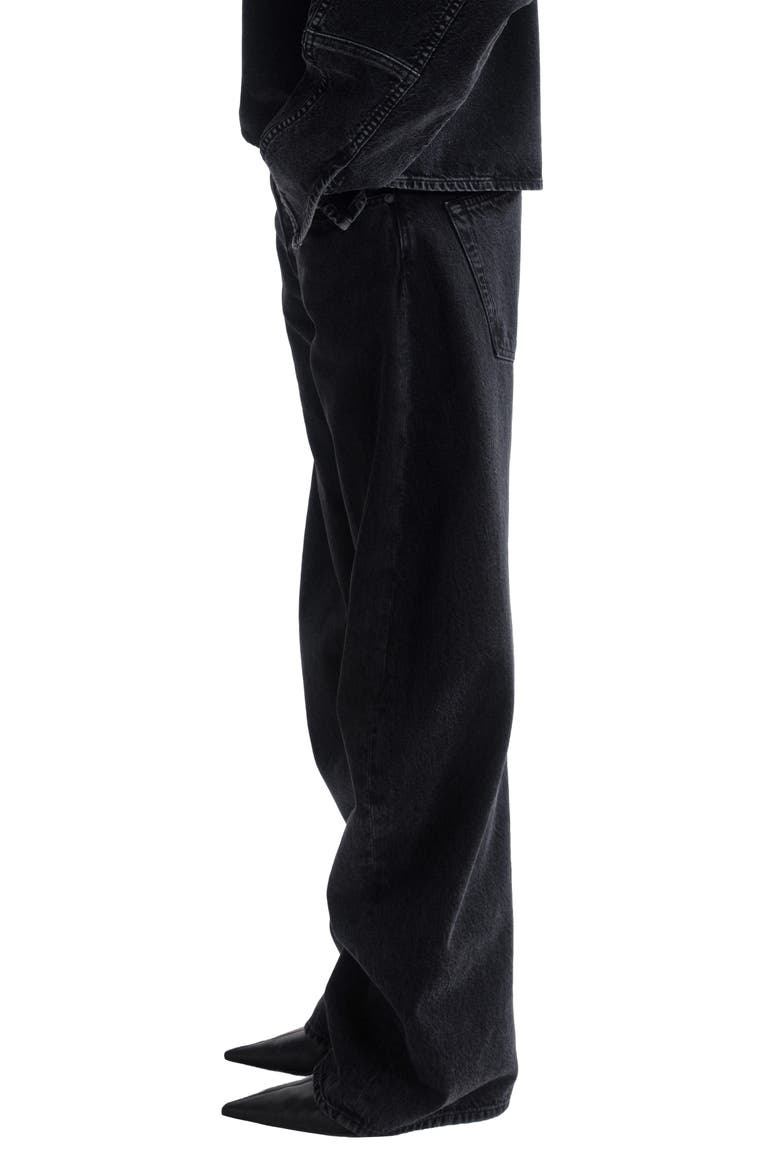 Spiral Wide Leg Jeans, Alternate, color, VANTA