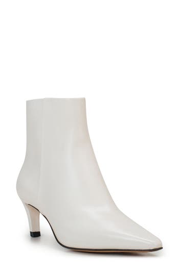 Vince Camuto Quinley Pointed Toe Bootie In White