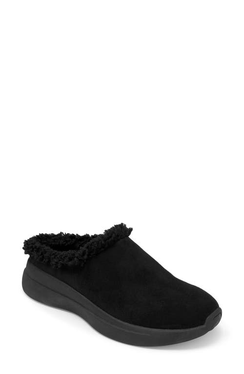 Aerosoles Flory Faux Shearling Slipper In Black