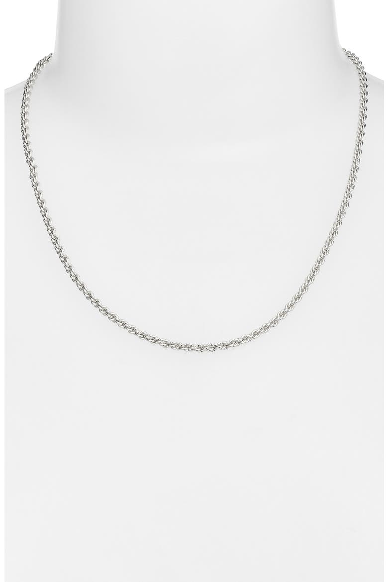 The Clara Chain Necklace, Alternate, color, SILVER