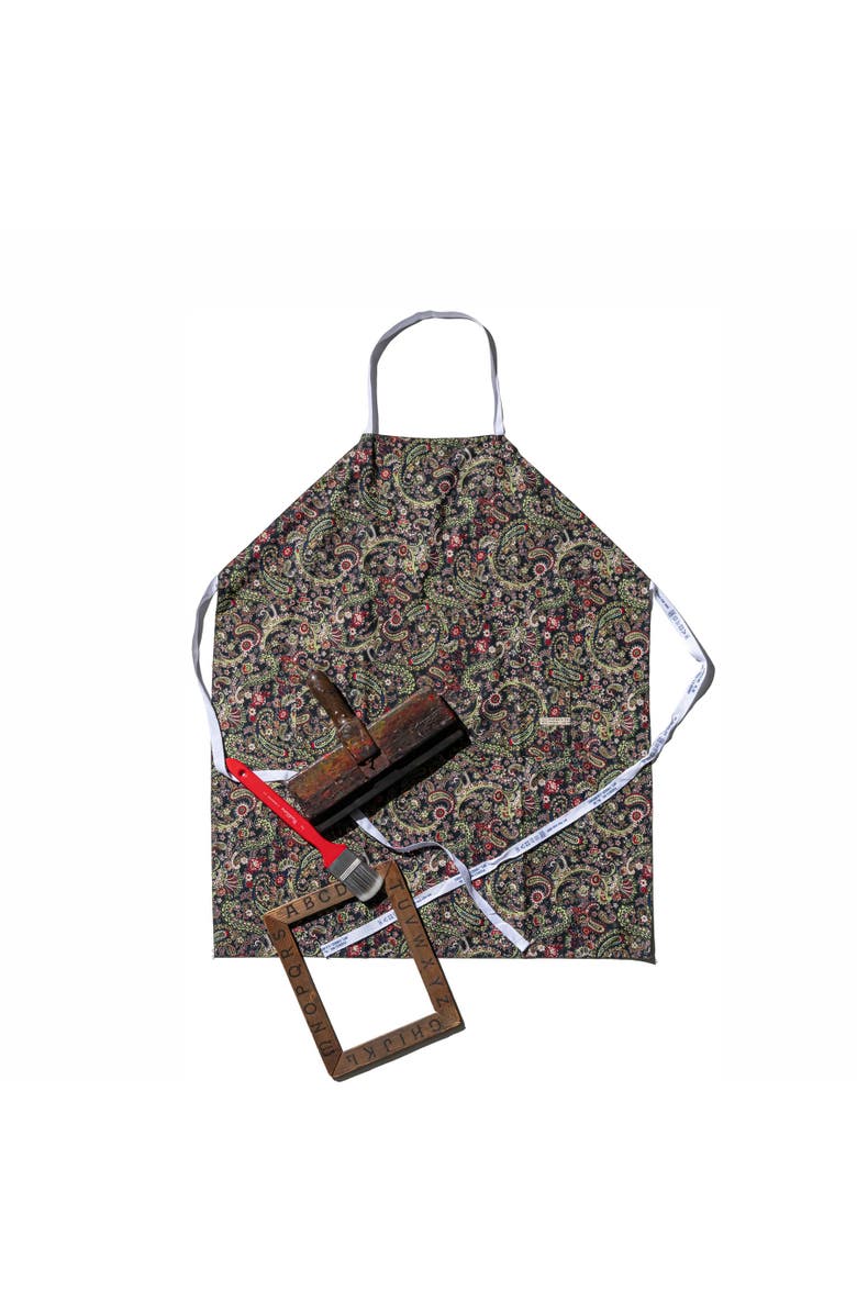 PUEBCO Handprinted Adult Apron, Alternate, color, Paisley