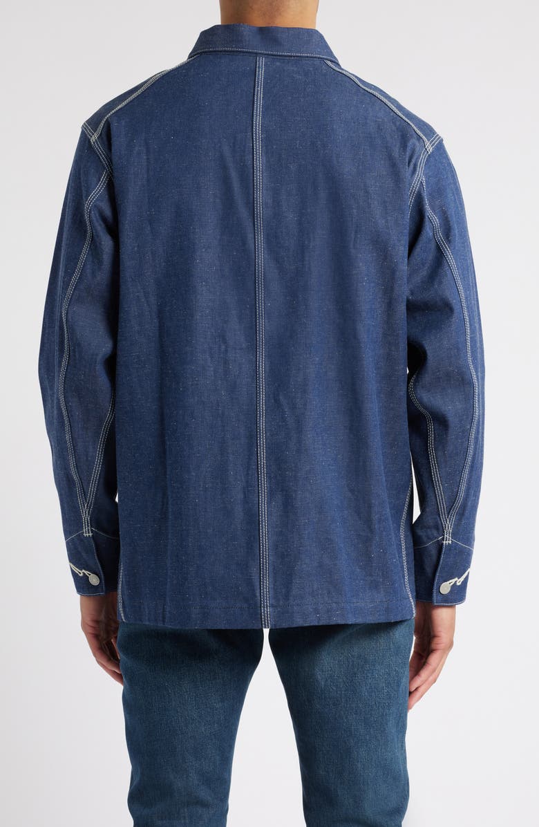 EDWIN Denim Chore Jacket, Alternate, color, Indigo