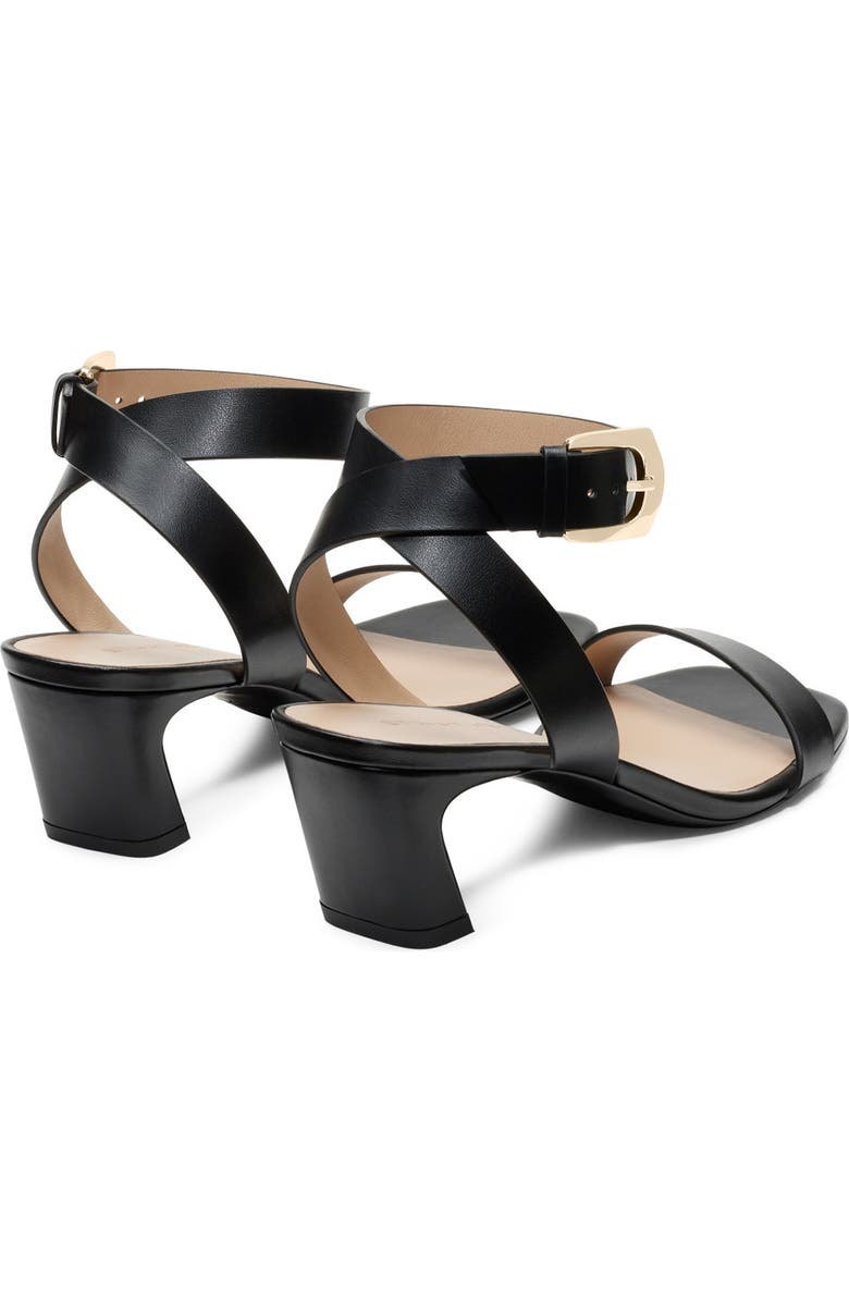 Stuart Weitzman Sai Sandal 50, Alternate, color, Black