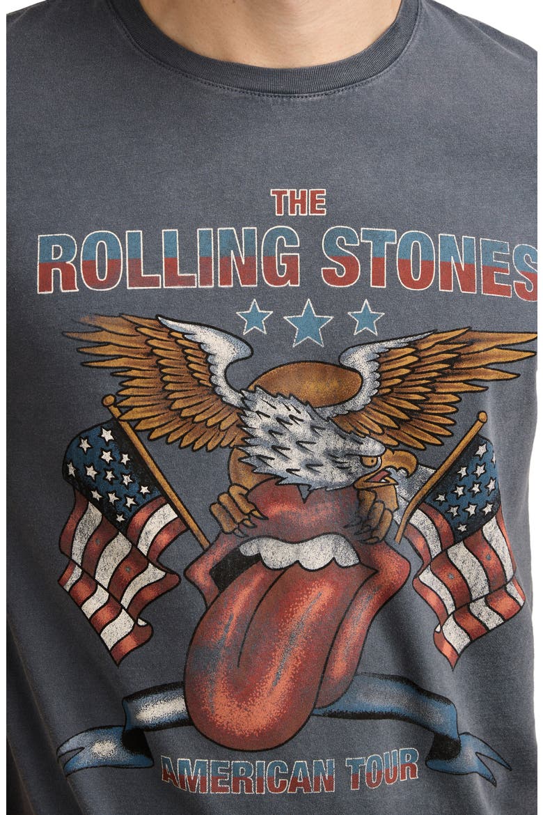 Rolling Stones Eagle Cotton Graphic T-Shirt, Alternate, color, DARK SLATE