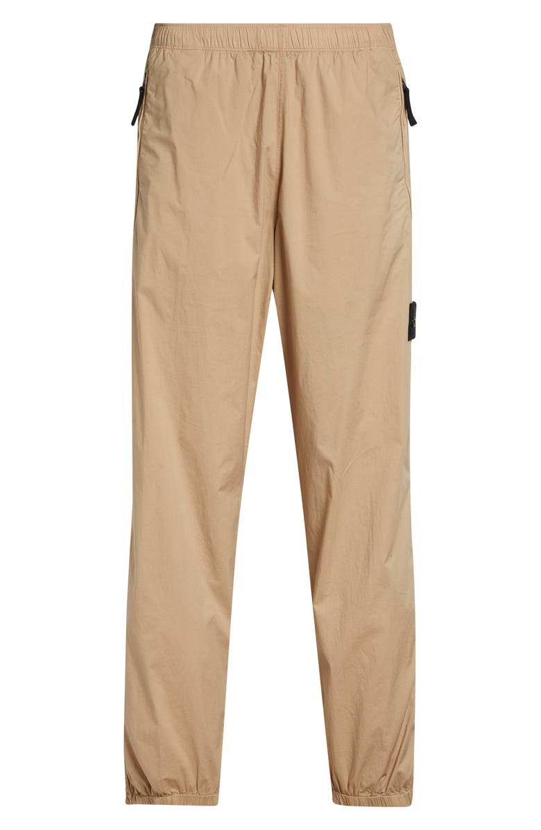Stone Island Stretch Cotton Track Pants, Alternate, color, Desert