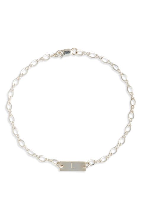 Hadley Initial Bar Bracelet