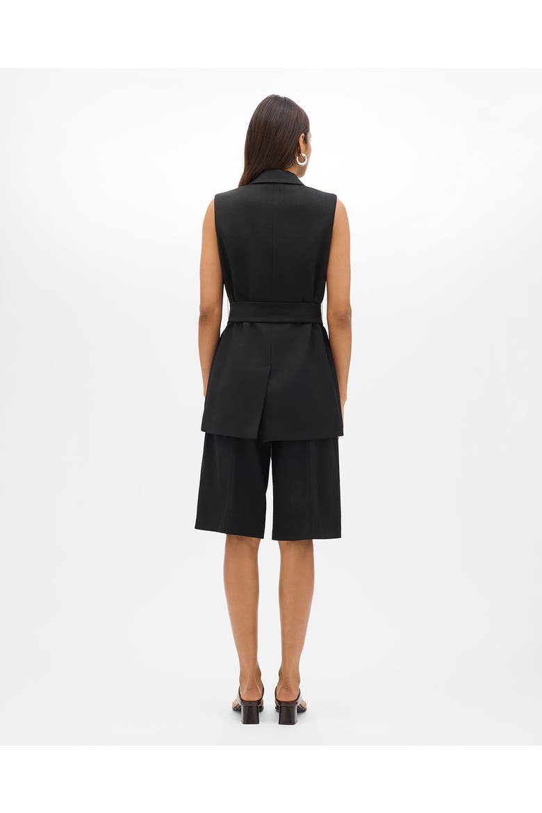 Easy Tie Vest, Alternate, color, Black