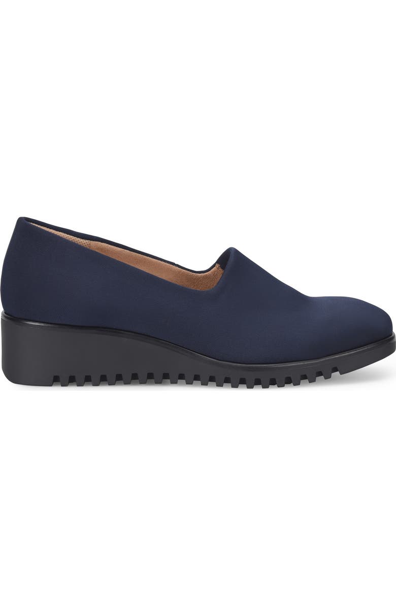 Comfortiva Dana Platform Wedge Slip-On, Alternate, color, Sky Navy